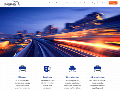 getpeerless.com snapshot