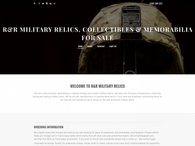randrmilitaryrelics.com snapshot