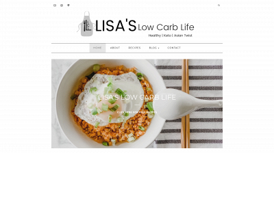 lisaslowcarblife.com snapshot