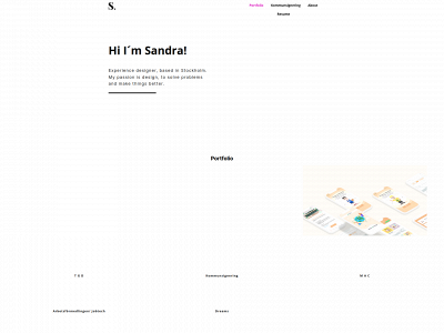 sandrasande.se snapshot