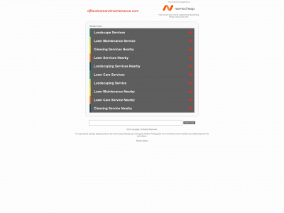 djflandcareandmaintenance.com snapshot