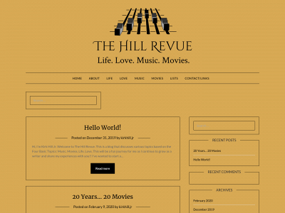 thehillrevue.com snapshot