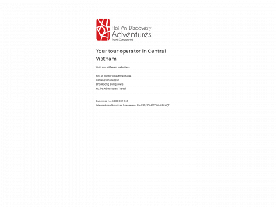 hoiandiscoveryadventure-tours.com snapshot