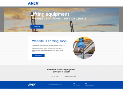 avexcranes.com snapshot