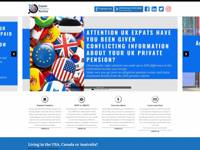 expatspensionreview.com snapshot