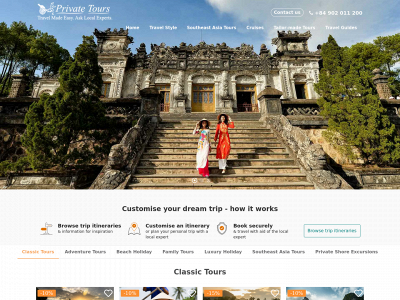 vietnamprivatetours.com snapshot