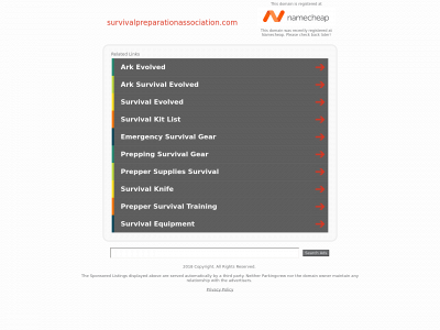 survivalpreparationassociation.com snapshot