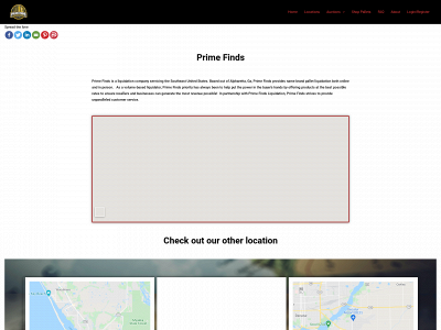 primefindsliquidation.com snapshot