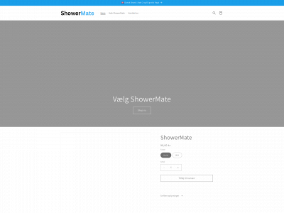 showermate.dk snapshot