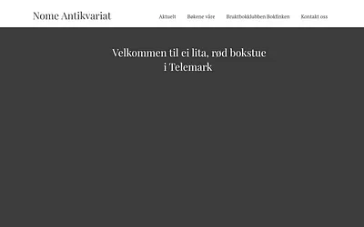 nomeantikvariat.no snapshot