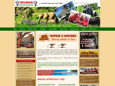 kenyawalk.com snapshot