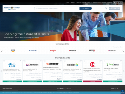 academy.westconcomstor.com snapshot