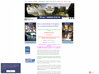 starnarrowboatholidays.co.uk snapshot