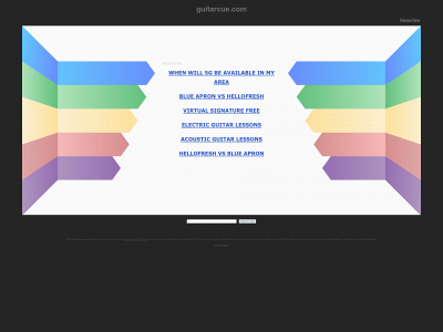 guitarcue.com snapshot