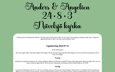 andersochangelica.se snapshot