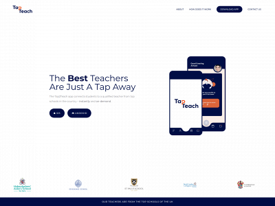 tap2teach.co.uk snapshot