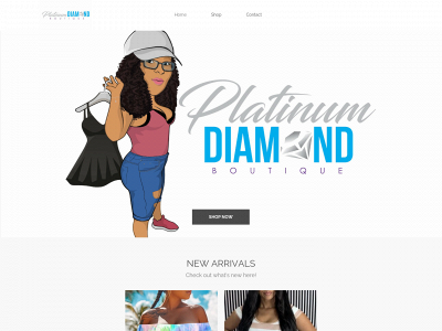 platinumdiamondboutique.com snapshot