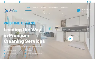 prcleans.co.uk snapshot