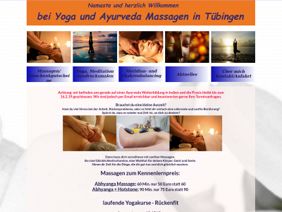 yoga-ayurveda-tuebingen.de snapshot
