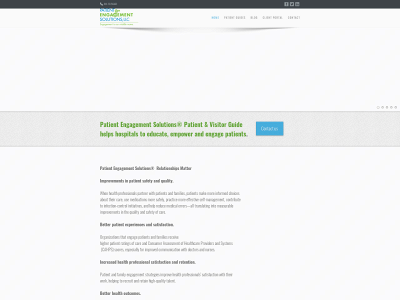 www.patientengagement.solutions snapshot