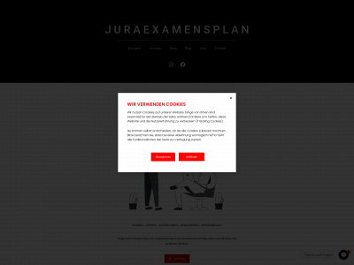 juraexamensplan.de snapshot
