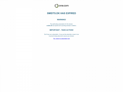 smidts.dk snapshot