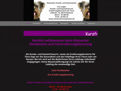 maisacherhundesalon.de snapshot