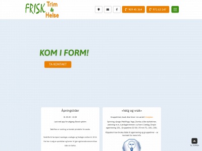 frisktrimoghelse.no snapshot