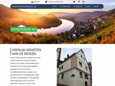 vakantiehuismoezel.nl snapshot