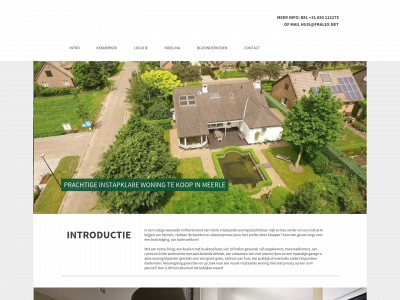 woning-meerle.be snapshot