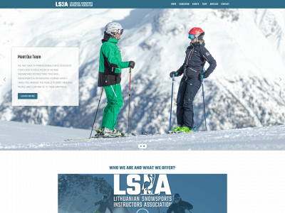 snowpros.lt snapshot