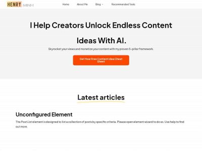 henryminh.com snapshot