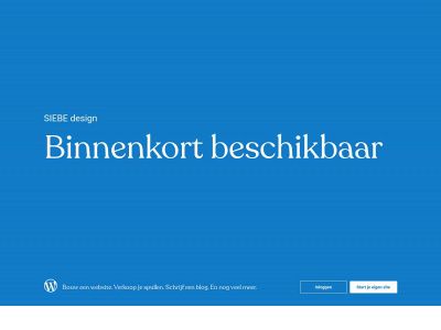 siebedesign.nl snapshot