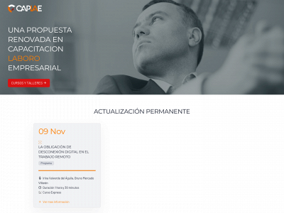 caplae.pe snapshot