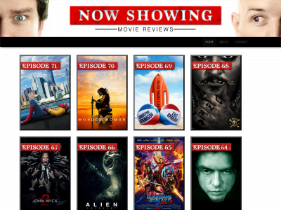 nowshowingmoviereviews.com snapshot