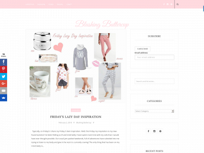blushingbuttercup.com snapshot