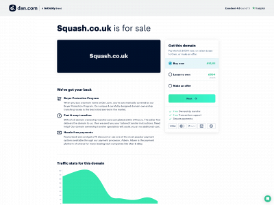 squash.co.uk snapshot