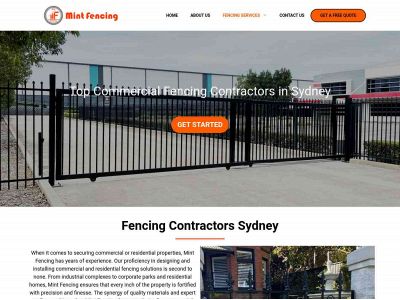 mintfencing.com.au snapshot