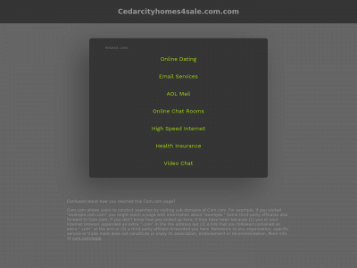 cedarcityhomes4sale.com.com snapshot