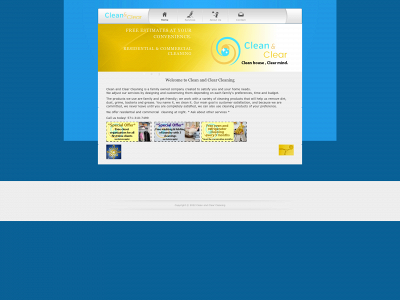 clean2clear.com snapshot