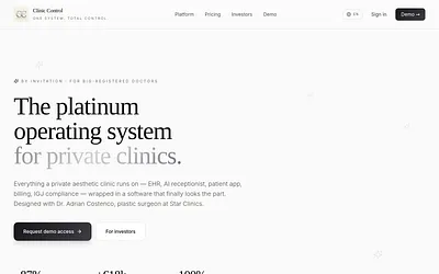 cliniccontrol.nl snapshot