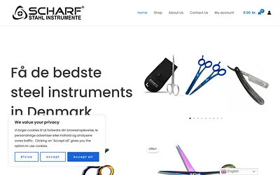 scharfmode.dk snapshot