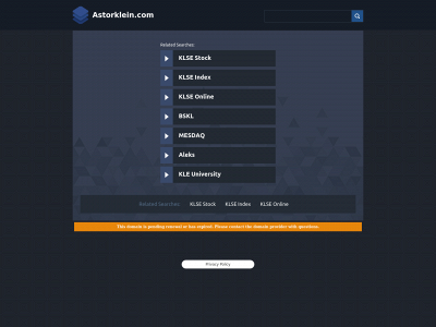 astorklein.com snapshot