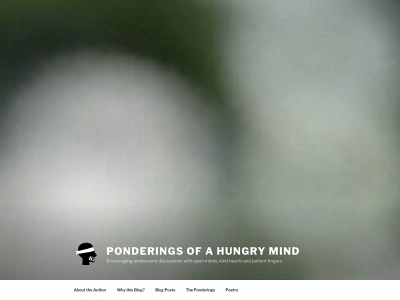 ponderingsofahungrymind.com snapshot