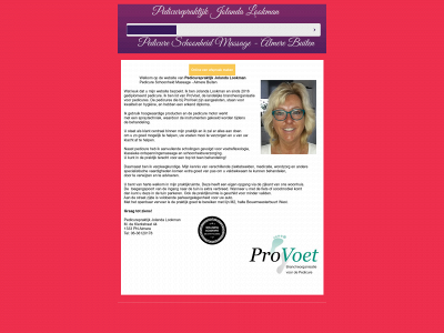 pedicurepraktijkjolandalookman.nl snapshot