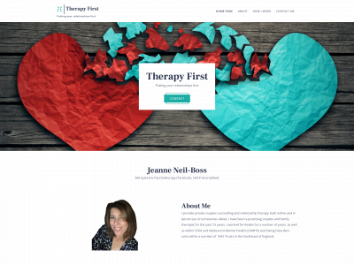 therapyfirst.co.uk snapshot