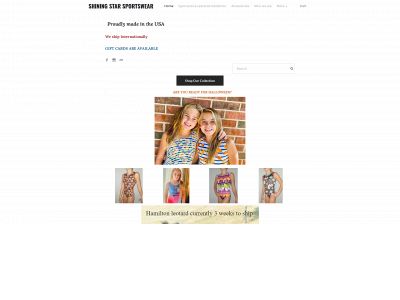 www.shiningstarsportswear.com snapshot
