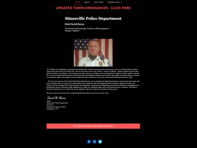 stinesvillepd.com snapshot