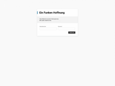 einfunkenhoffnung.de snapshot