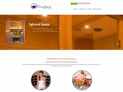 sanctuarywellnessspa.com snapshot